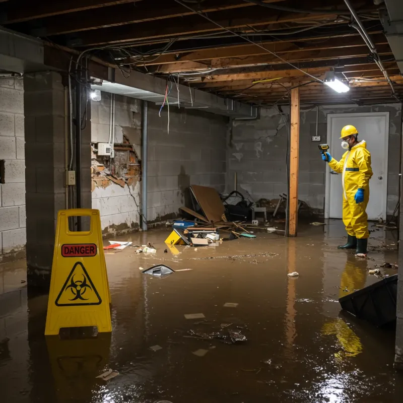 Flooded Basement Electrical Hazard in Saratoga County, NY Property